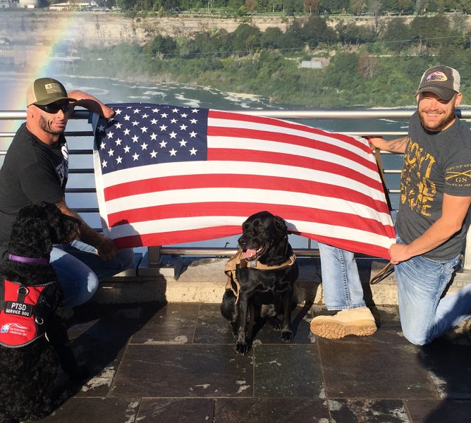 Service Dog and Chance Encounter Saves U.S. Marine Veteran with Invisible Wounds