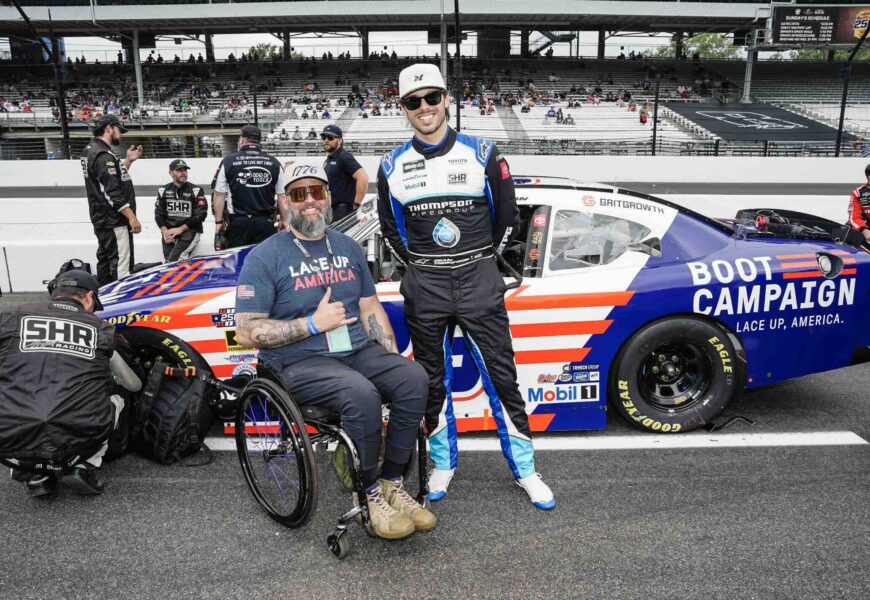 Boot Campaign at NASCAR’s Indy Brickyard 400